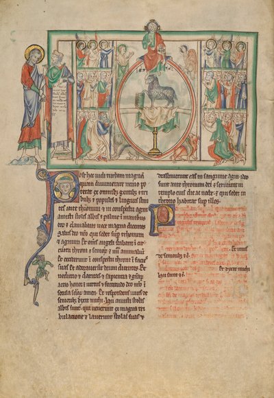 The Adoration of the Lord and of the Lamb by the Chosen by Unbekannt Unbekannt